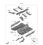 Diagram for 2021 Hyundai Genesis G80 Front Cross-Member - 65175-T1000