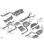 Diagram for Hyundai Genesis G80 Exhaust Hanger - 28780-T1100