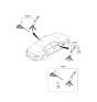 Diagram for 2023 Hyundai Genesis G80 Door Lock Cylinder - 81905-T1000