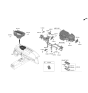 Diagram for Hyundai Genesis Electrified G80 Transmitter - 95440-T1210