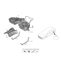 Diagram for 2023 Hyundai Genesis G80 Fuel Tank Strap - 31210-T1000