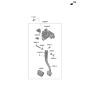 Diagram for 2023 Hyundai Genesis G80 Brake Pedal - 32800-T1100