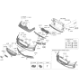 Diagram for Hyundai Genesis G80 Parking Assist Distance Sensor - 99350-T1000-GLD