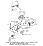 Diagram for 1992 Hyundai Sonata Door Latch Assembly - 81410-33000