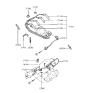 Diagram for 1991 Hyundai Elantra Spark Plug Wire - 27501-33A00