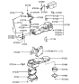 Diagram for 1992 Hyundai Elantra Blower Motor Resistor - 97113-33010