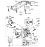 Diagram for 1992 Hyundai Elantra Throttle Position Sensor - 35102-33000