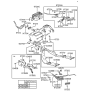 Diagram for 1995 Hyundai Elantra Light Socket - 97324-33100