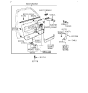 Diagram for 1989 Hyundai Sonata Weather Strip - 82231-33000