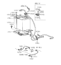 Diagram for Hyundai Sonata Battery Tray - 37150-33000