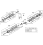 Diagram for 1988 Hyundai Sonata Clutch Disc - 45560-34010