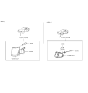 Diagram for 1990 Hyundai Sonata Light Socket - 92340-33550