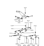 Diagram for 1990 Hyundai Sonata Parking Brake Cable - 59760-33000