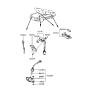 Diagram for 1991 Hyundai Sonata Light Socket - 92530-33000