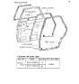 Diagram for 1992 Hyundai Sonata Weather Strip - 83140-33010