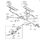 Diagram for Hyundai Sonata Wiper Arm - 98320-33000