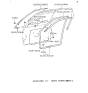 Diagram for 1990 Hyundai Sonata Weather Strip - 82130-33010