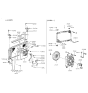 Diagram for 1997 Hyundai Accent Radiator Cap - 25330-33001