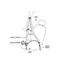 Diagram for 1992 Hyundai Sonata Seat Belt - 88810-33100-BC