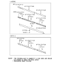 Diagram for 1989 Hyundai Sonata Door Moldings - 87721-33000