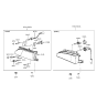 Diagram for 1989 Hyundai Sonata Light Socket - 92170-33050