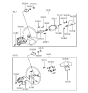 Diagram for 1989 Hyundai Sonata Steering Wheel - 56100-33500-AU