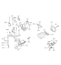 Diagram for 1991 Hyundai Elantra Dipstick - 26611-33010