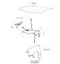 Diagram for 1988 Hyundai Sonata Fender - 66321-33200