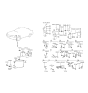 Diagram for 1990 Hyundai Sonata ABS Sensor - 95670-33000