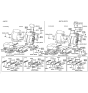 Diagram for 1993 Hyundai Sonata Seat Cover - 88295-33000-ECS