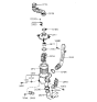 Diagram for 1993 Hyundai Elantra Hose Clamp - 14711-83001