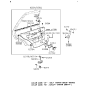 Diagram for 1985 Hyundai Excel Ashtray - 83750-21000-DT