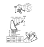 Diagram for 1991 Hyundai Sonata Water Pump - 25100-35010