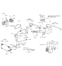 Diagram for 1989 Hyundai Sonata Fan Motor - 25386-33050