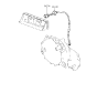 Diagram for 1990 Hyundai Sonata Speedometer Cable - 94240-33700