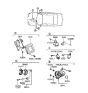 Diagram for 1985 Hyundai Excel Relay - 39170-32510
