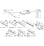 Diagram for 1991 Hyundai Sonata Grille - 86351-33530