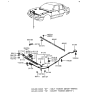 Diagram for 1989 Hyundai Sonata Hood Latch - 81130-33000