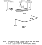 Diagram for 1993 Hyundai Sonata Bumper - 86601-33550