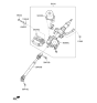 Diagram for 2016 Hyundai Santa Fe Steering Column - 56310-2W830