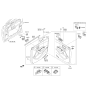 Diagram for 2016 Hyundai Santa Fe Sport Weather Strip - 82231-2W100