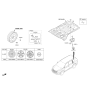 Diagram for Hyundai Santa Fe Wheel Cover - 52960-B8200