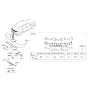 Diagram for Hyundai Santa Fe Emblem - 86300-B8010