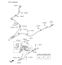 Diagram for 2014 Hyundai Santa Fe Parking Brake Cable - 59750-B8000