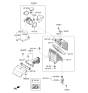 Diagram for Hyundai Santa Fe Air Duct - 28210-B8100