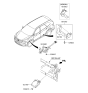 Diagram for 2019 Hyundai Santa Fe XL Light Control Module - 92170-B8500