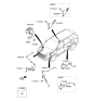 Diagram for Hyundai Santa Fe XL ABS Control Module - 58920-B8AC0