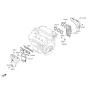 Diagram for 2019 Hyundai Santa Fe XL Exhaust Manifold - 28510-3CFS0