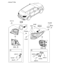 Diagram for 2019 Hyundai Santa Fe XL Light Socket - 92480-B8520