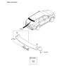 Diagram for Hyundai Santa Fe XL Spoiler - 87210-B8000